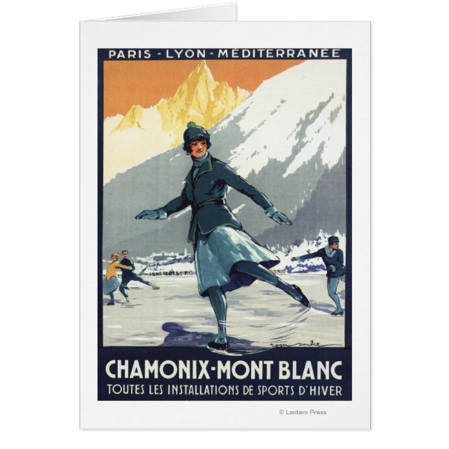 Eislaufen - PLM Olympischer Werbeposter (Vorne)