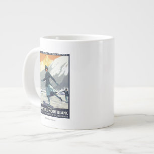 Eislaufen - PLM Olympischer Werbeposter Jumbo-Tasse