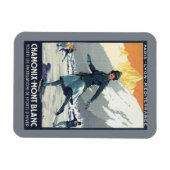 Eislaufen - PLM Olympischer Werbeposter Magnet (Horizontal)
