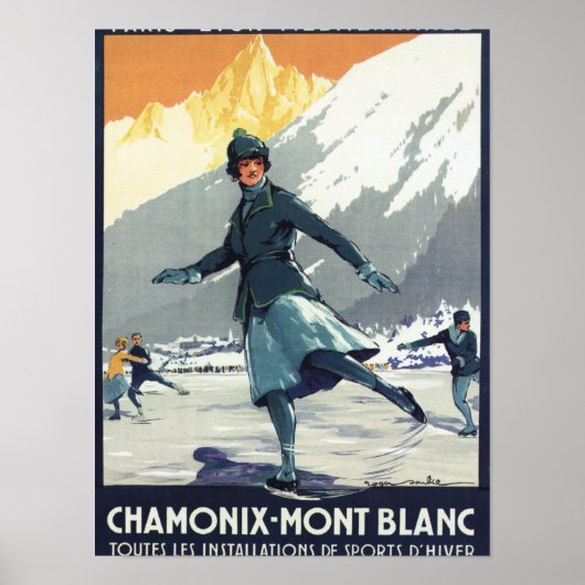 Eislaufen - PLM Olympischer Werbeposter Poster (Vorne)