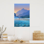 Eislaufen Reisen Poster (Küche)