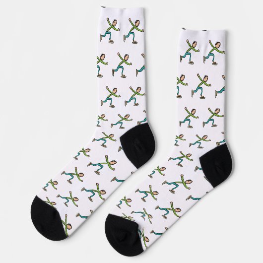 Eislaufen Socken (Linkes Detail)