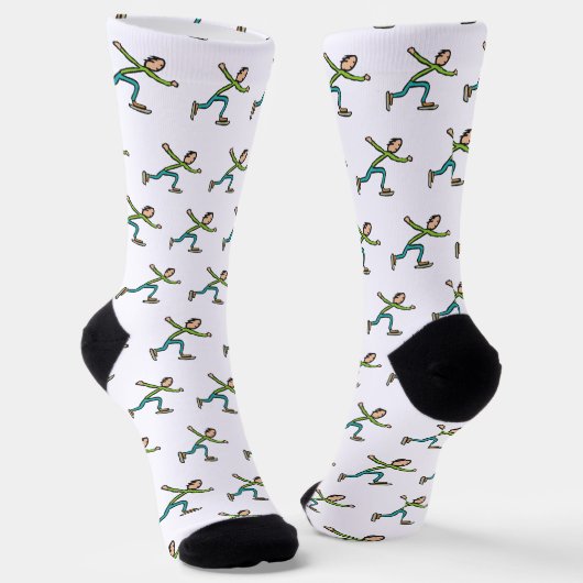 Eislaufen Socken (Gewinkelt)