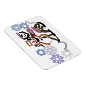 Eislaufen Winter Magnet (Rechte Seite)