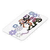 Eislaufen Winter Magnet (Linke Seite)