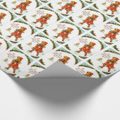 Eislaufendes Kind Geschenkpapier (Ecke)