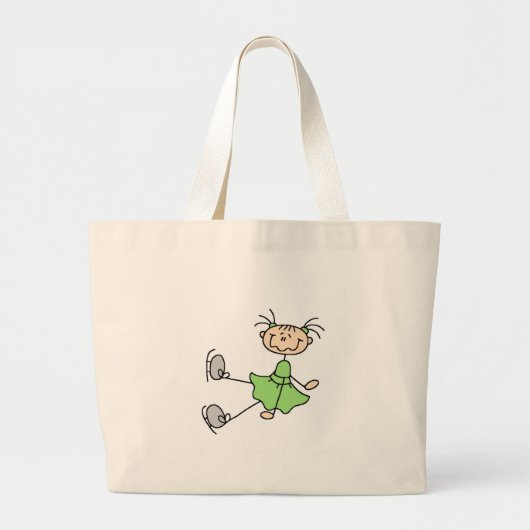 Eislaufendes Mädchen in grüner Tasche (Vorne)