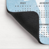 Eisläufer-Design 2025 Kalender-Mauspad Mousepad (Ecke)