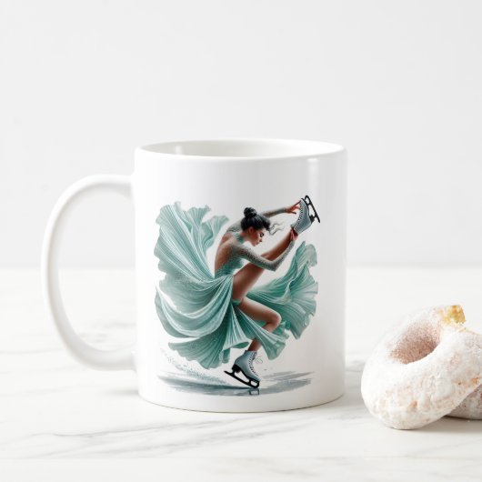 Eisläufer kaffeetasse (Mit Donut)