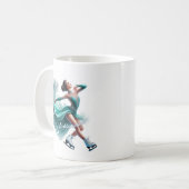Eisläufer kaffeetasse (Vorderseite Links)