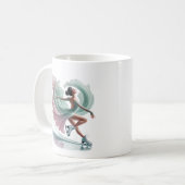 Eisläufer kaffeetasse (Vorderseite Links)