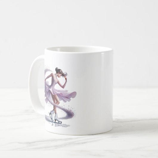 Eisläufer kaffeetasse (Vorderseite Links)