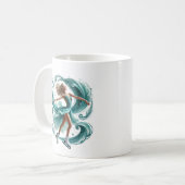 Eisläufer kaffeetasse (Vorderseite Links)
