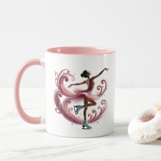 Eisläufer tasse (Mit Donut)