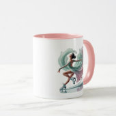 Eisläufer tasse (VorderseiteRechts)