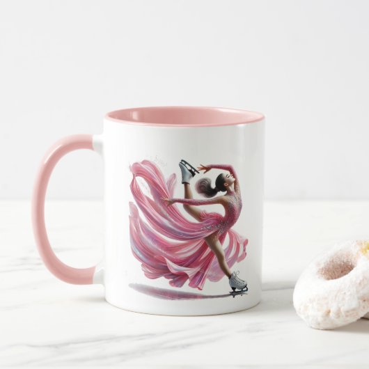 Eisläufer tasse (Mit Donut)