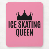 Eislaufkönigin - Eislaufen Mousepad (Vorne)
