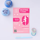 Eislaufkurse in Rosa Flyer (Einzeln)