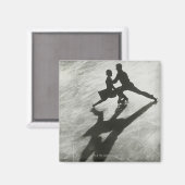 Eislaufpaar Magnet (Vorderseite/Rückseite)