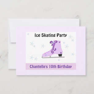 Eislaufparty-Einladung Einladung