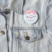 Eislaufschuhe Eisbahn Für Mädchen Button (Beispiel)