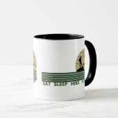 Eislaufwanderung wiederholen Wandern Tasse (VorderseiteRechts)