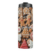 Eislebkuchen-Cookie-Display Thermosbecher (Vorderseite)
