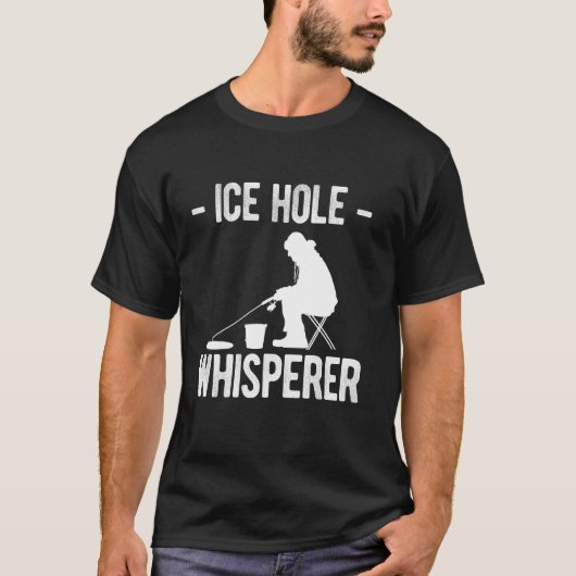 Eisloch-Flüsterer Eisangeln T-Shirt (Vorderseite)