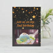 Eismagie Einladung (Stehend Vorderseite)