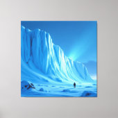 „Eismauer – Das Ende der bekannten Welt“ Leinwanddruck (Vorderseite)