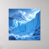 „Eismauer – Das Ende der bekannten Welt“ Leinwanddruck (Vorderseite)