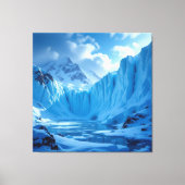 „Eismauer – Das Ende der bekannten Welt“ Leinwanddruck (Vorderseite)