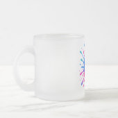Eismilchglas-Kaffeetasse Mattglastasse (Links)