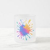 Eismilchglas-Kaffeetasse Mattglastasse (Mittel)
