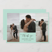 Eisminze in den letzten 3 Fotos - Vielen Dank für Dankeskarte (Vorne/Hinten)