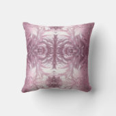 Eismuster rosa Kissen (Rückseite)