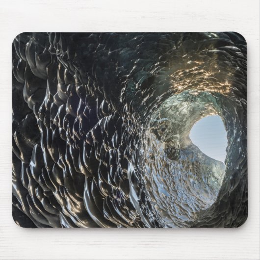 Eisöffnung in einer Eishöhle Mousepad (Vorne)