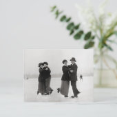 Eispaare, 1915 postkarte (Stehend Vorderseite)