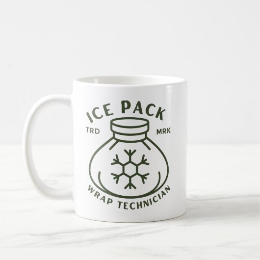 Eispack-Umschlagtechniker Kaffeetasse (Links)