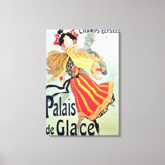 Eispalast', Champs Elysees, Paris, 1893 Leinwanddruck (Vorderseite)