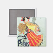 Eispalast', Champs Elysees, Paris, 1893 Magnet (Vorderseite/Rückseite)
