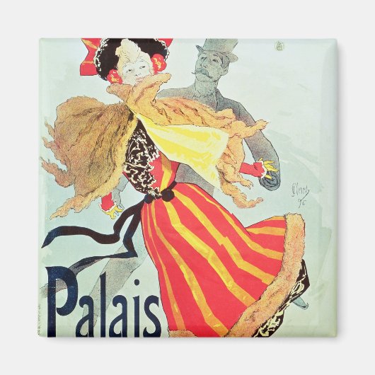 Eispalast', Champs Elysees, Paris, 1893 Magnet (Vorne)
