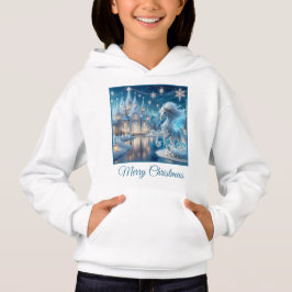 Eispalast mit Fantasy Horse Hoodie