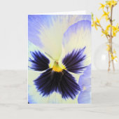 Eispansy-Gruß-Karte Karte (Gelbe Blume)