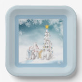 Eispapier-Weihnachtsplatten Pappteller (Vorderseite)