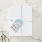 Eisparty Geschenkanhänger (Mit Garn)