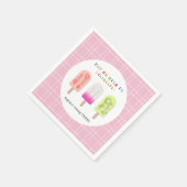 Eisparty Serviette (Ecke)