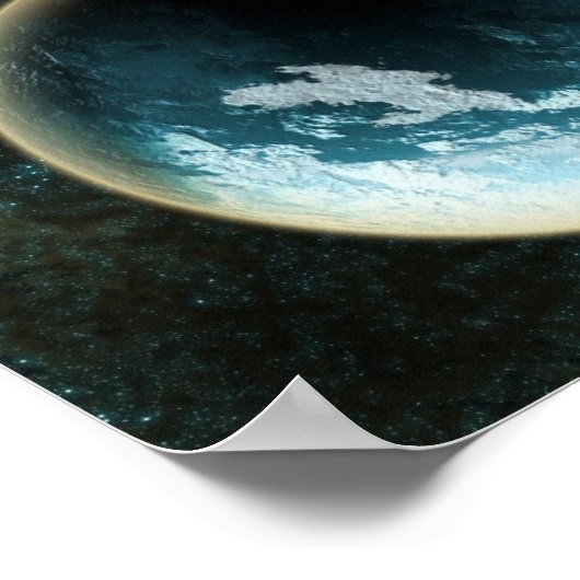 Eisplanet Poster (Ecke)