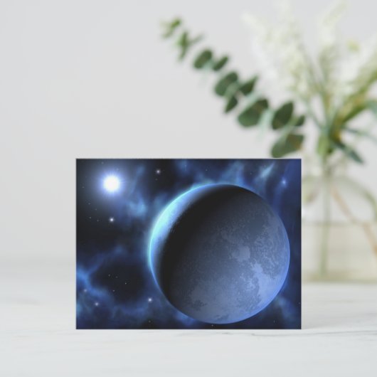 Eisplanet Postkarte (Stehend Vorderseite)