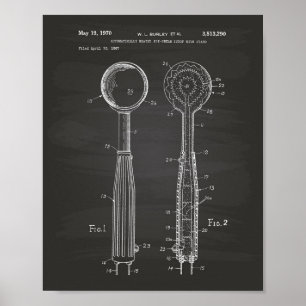 Eisportionierer 1970 Patent Kunst Tafelbild Poster
